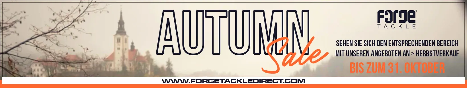 Forge Tackle Autumn Sale Banner