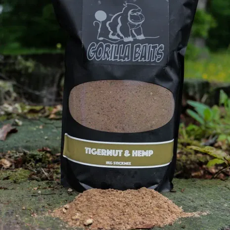 Tigernut & Hemp Stickmix von Gorilla Baits.