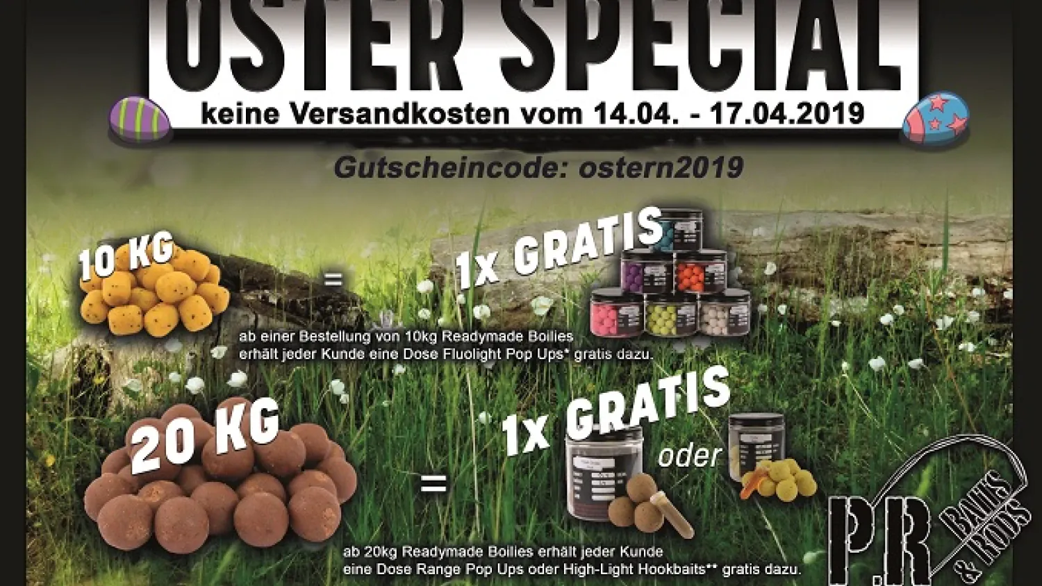 Osterangebote bei P.R. Baits & Rods