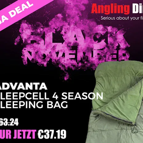 Advanta 4 Season Sleeping Bag im Black November Angebot bei Angling Direct.