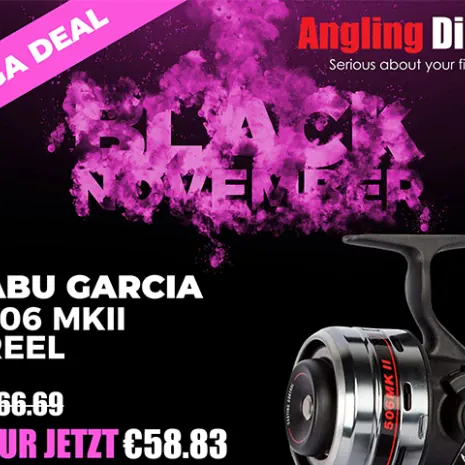 Abu Garcia 506 MK2 Reel im Black November Angebot bei Angling Direct.