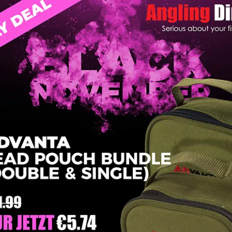 Im aktuellen Early Bird Angebot bei Angling Direct: Advanta Lead Pouch Bundle.