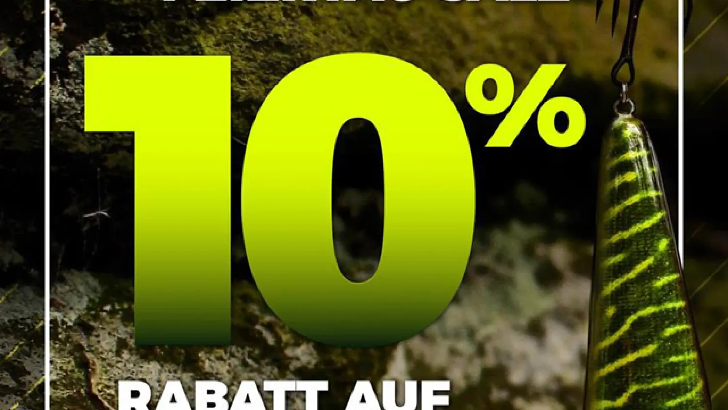 Nur am Feiertag: 10% auf ALLES bei Angling Direct