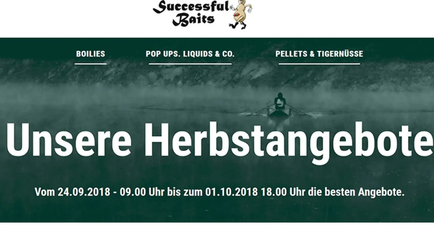 Herbstangebote bei Successful Baits vom 24.09 bis zum 01.10.2018