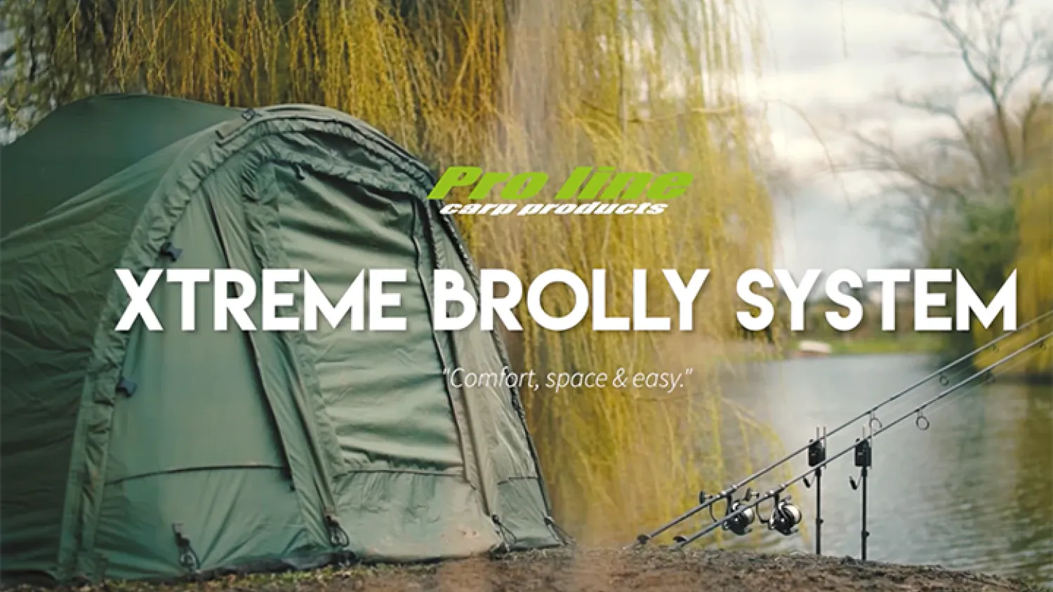 Das ProLine Xtreme Brolly System im Einsatz.