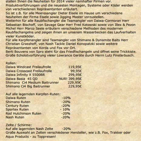 Starke Angebote erwarten euch auf dem zweitägigen Event.
