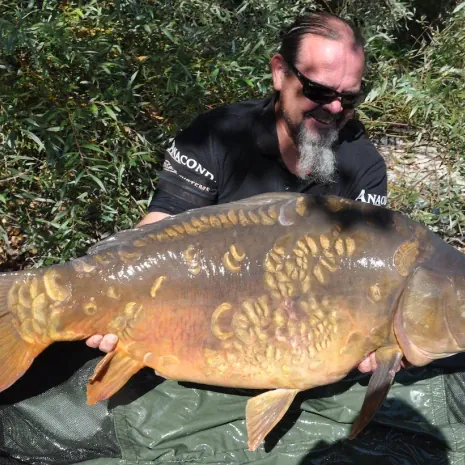 Frank Lewalski mit Spiegler.