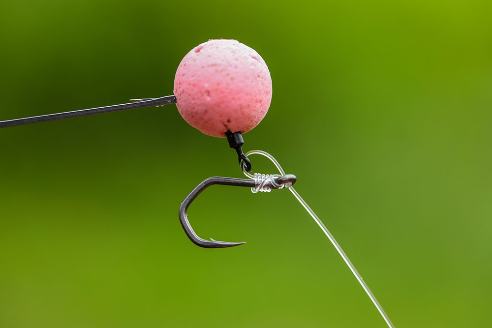 Pop Up an einem Hinged Stift Rig.