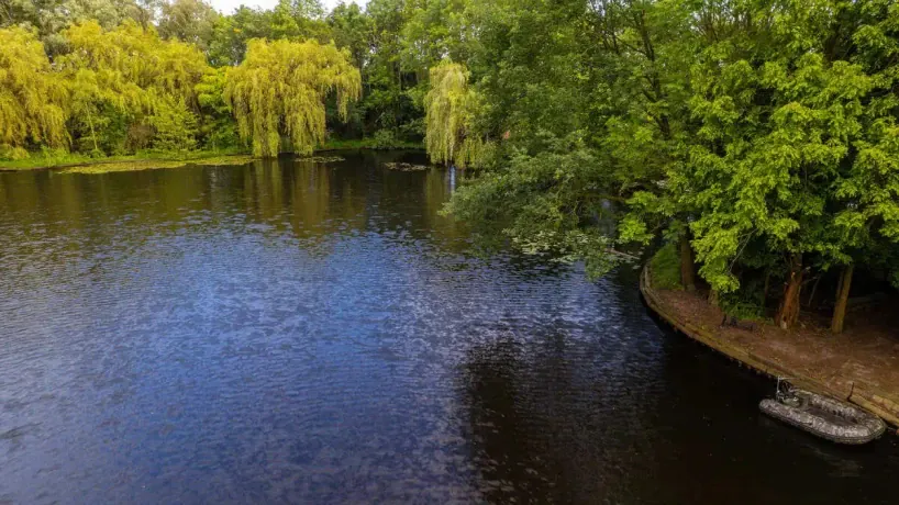 Drohnenaufnahme Carp Lake Rosmalen Angling Escapes.