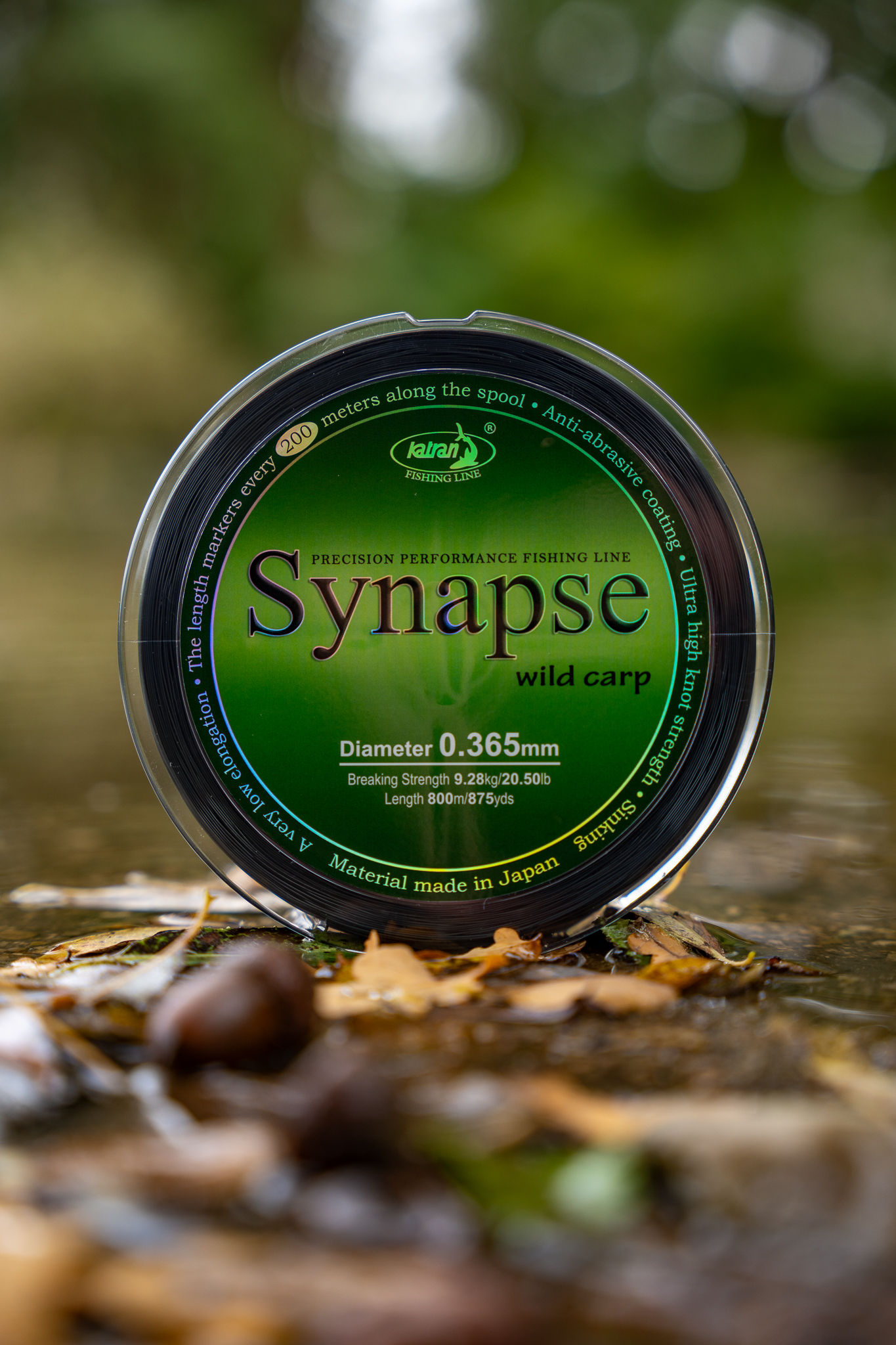 Erhältlich in verschiedenen Durchmessern und Längen. Katran Synapse Wild Carp Schnur.