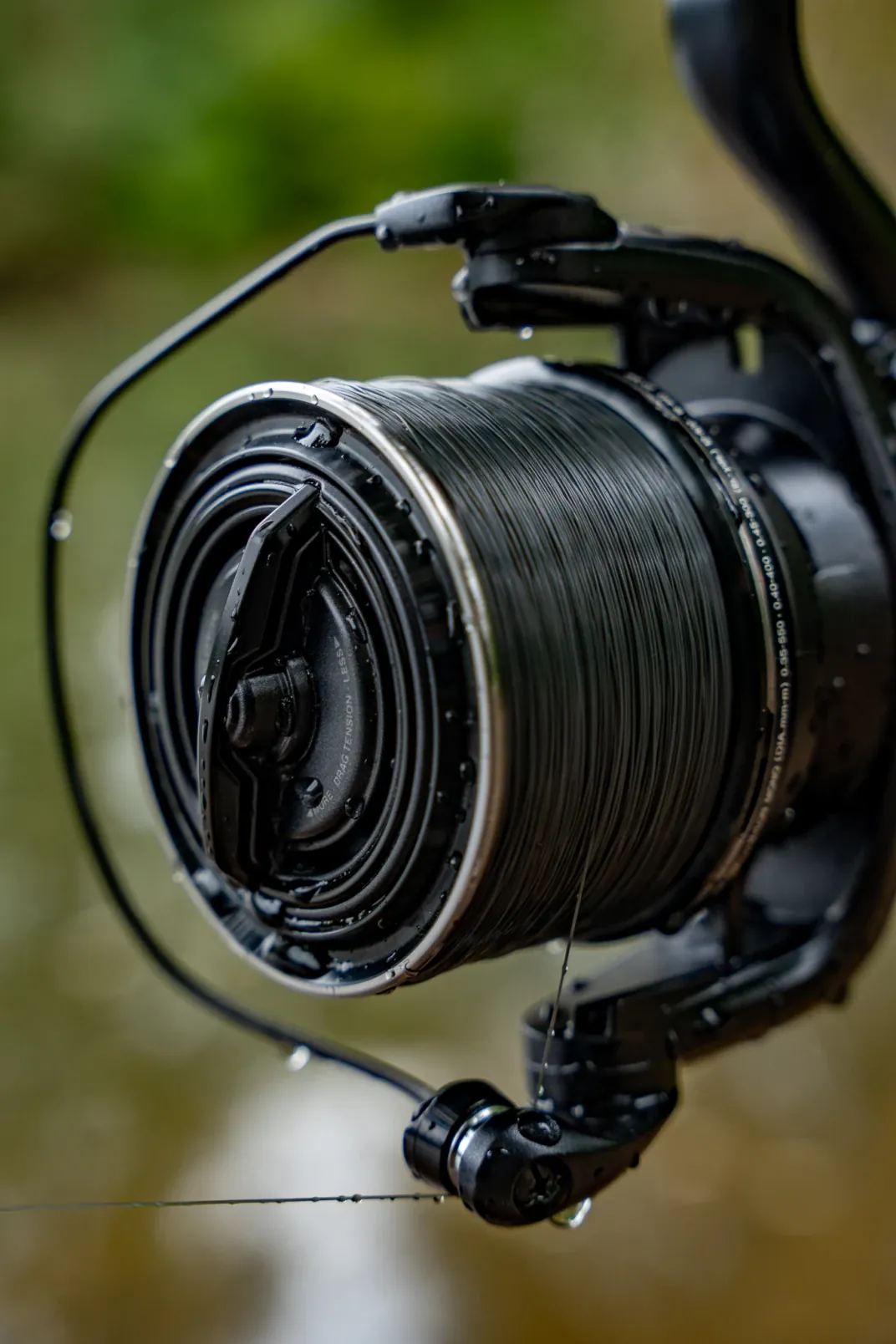 Katran Synapse Wild Carp Schnur auf einer Shimano Ultegra XTE. 