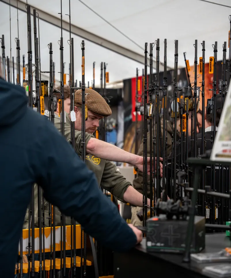 Sportex Ruten Hausmesse Angelzentrale. 