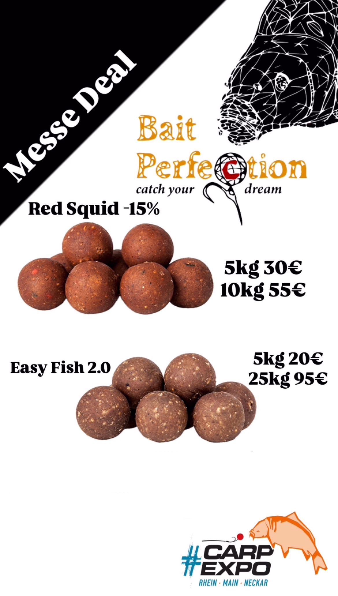 Bait Perfection Messeangebote Carp Expo 2026.