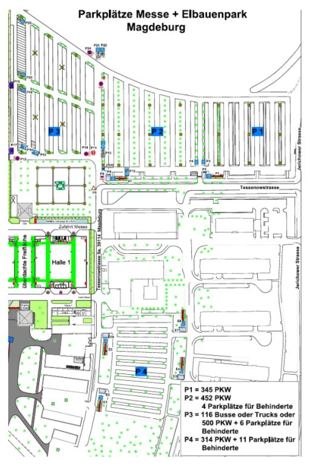 Parkplätze Messe Magdeburg Carp Expo Elbe-Oder-Spree 2026.