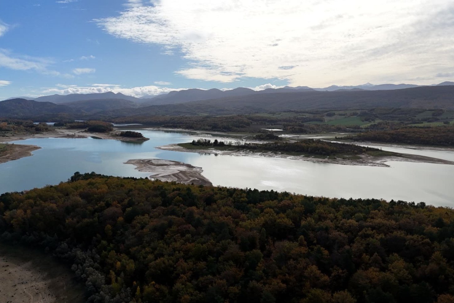 Großer See von oben