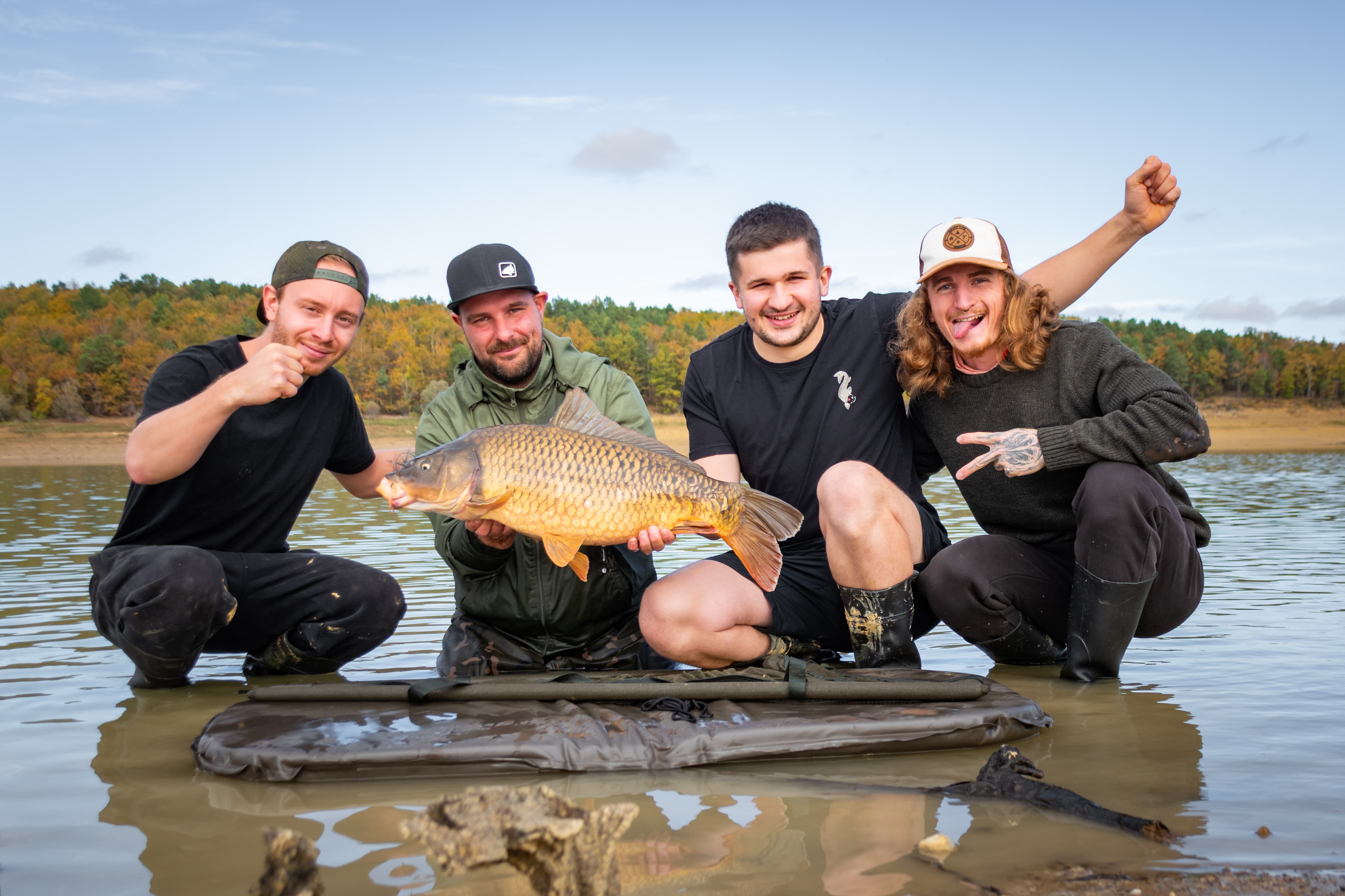 Thomas Bachmann mit Freunden.