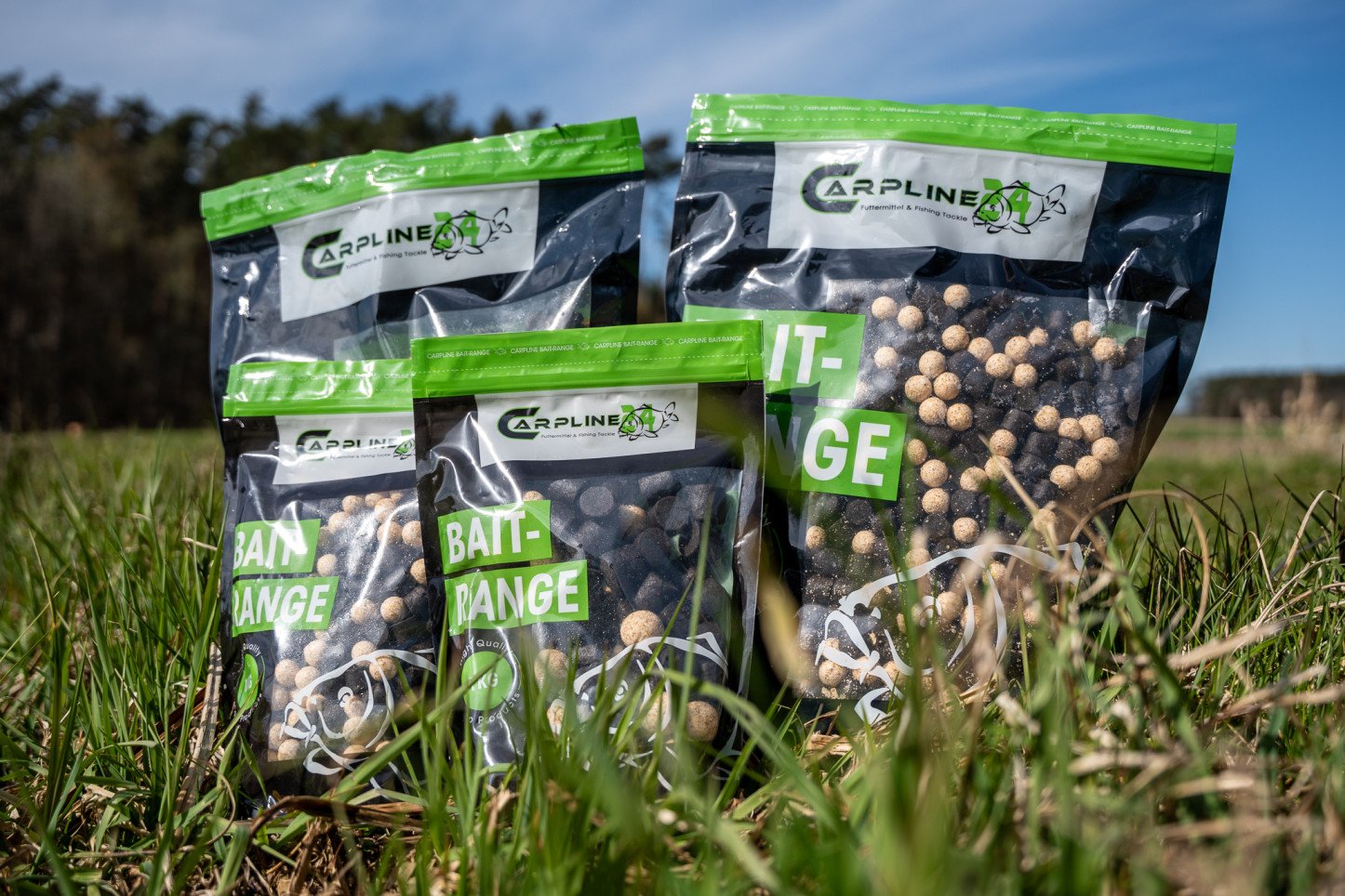 Carpline24 Black White Halibut Mix 2kg und 5kg Tüten. 