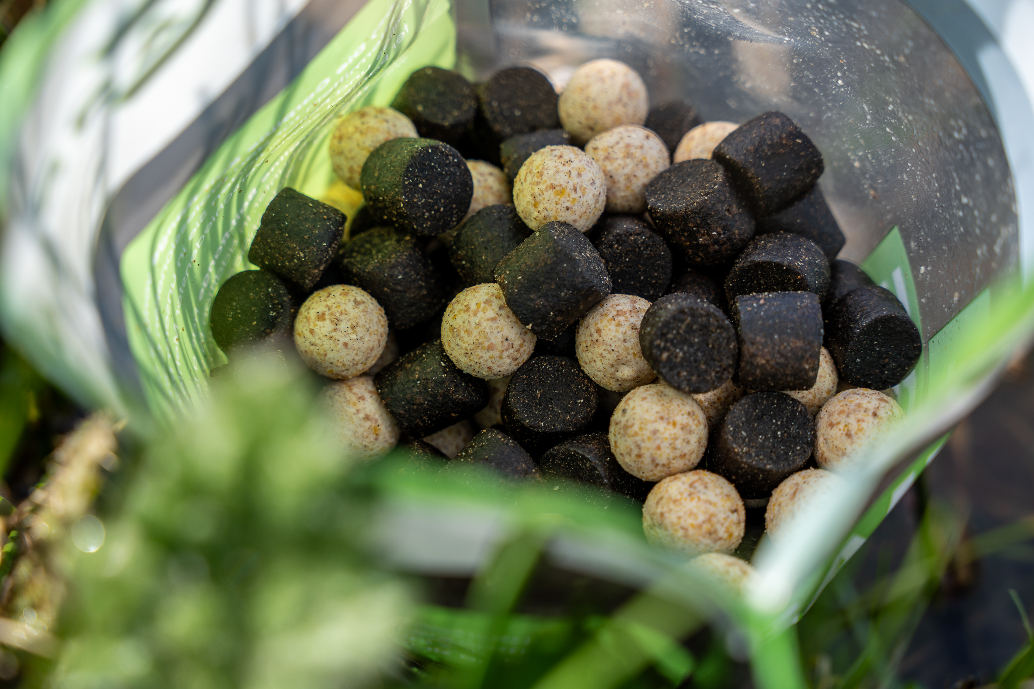 Carpline24 kostenloses Testpaket Boilies und Pellets.