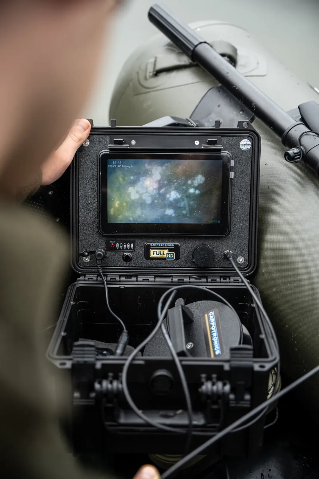 Carpotronics Unterwasseraufnahme 7 Zoll Full HD Cam.