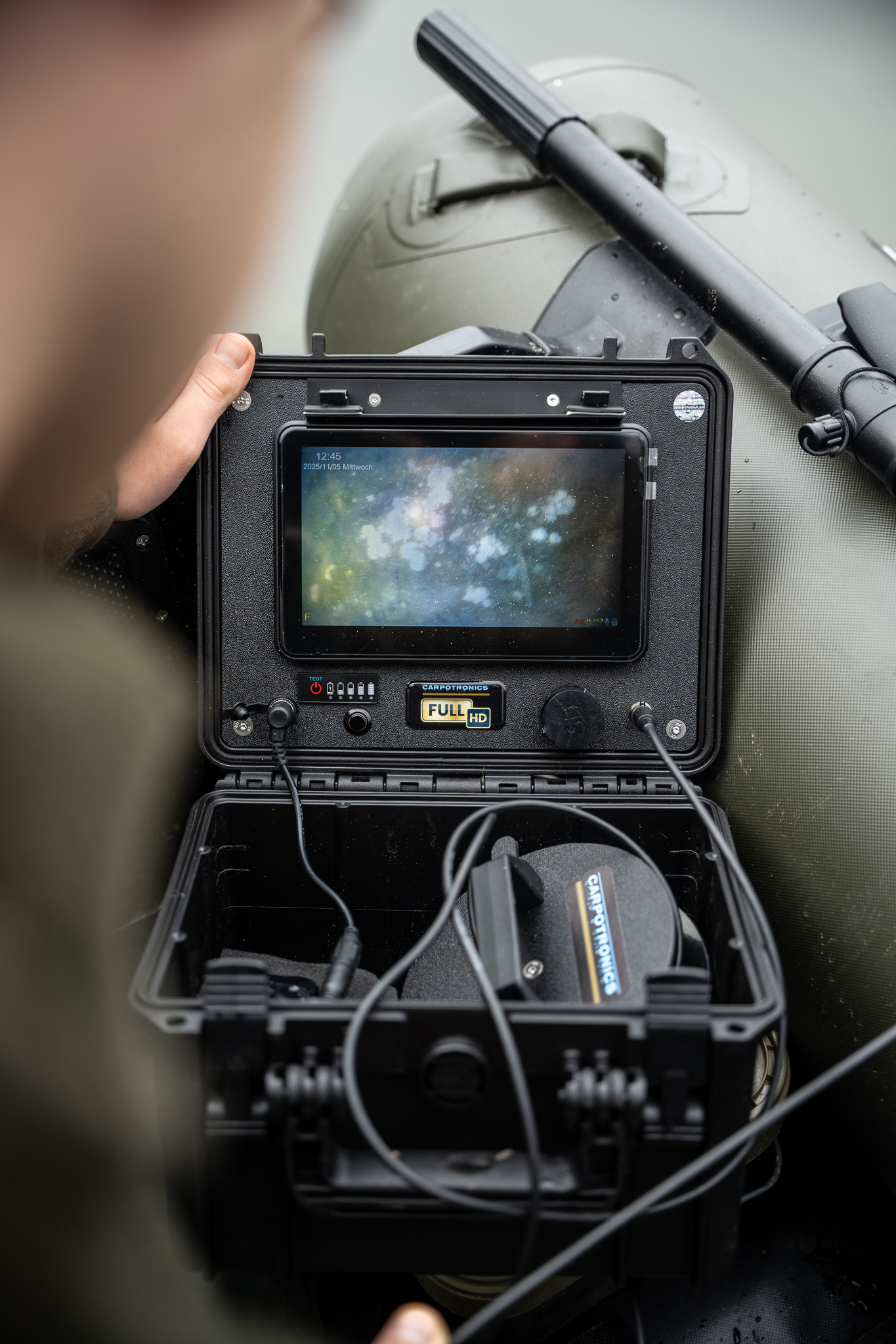 Carpotronics Unterwasseraufnahme 7 Zoll Full HD Cam.