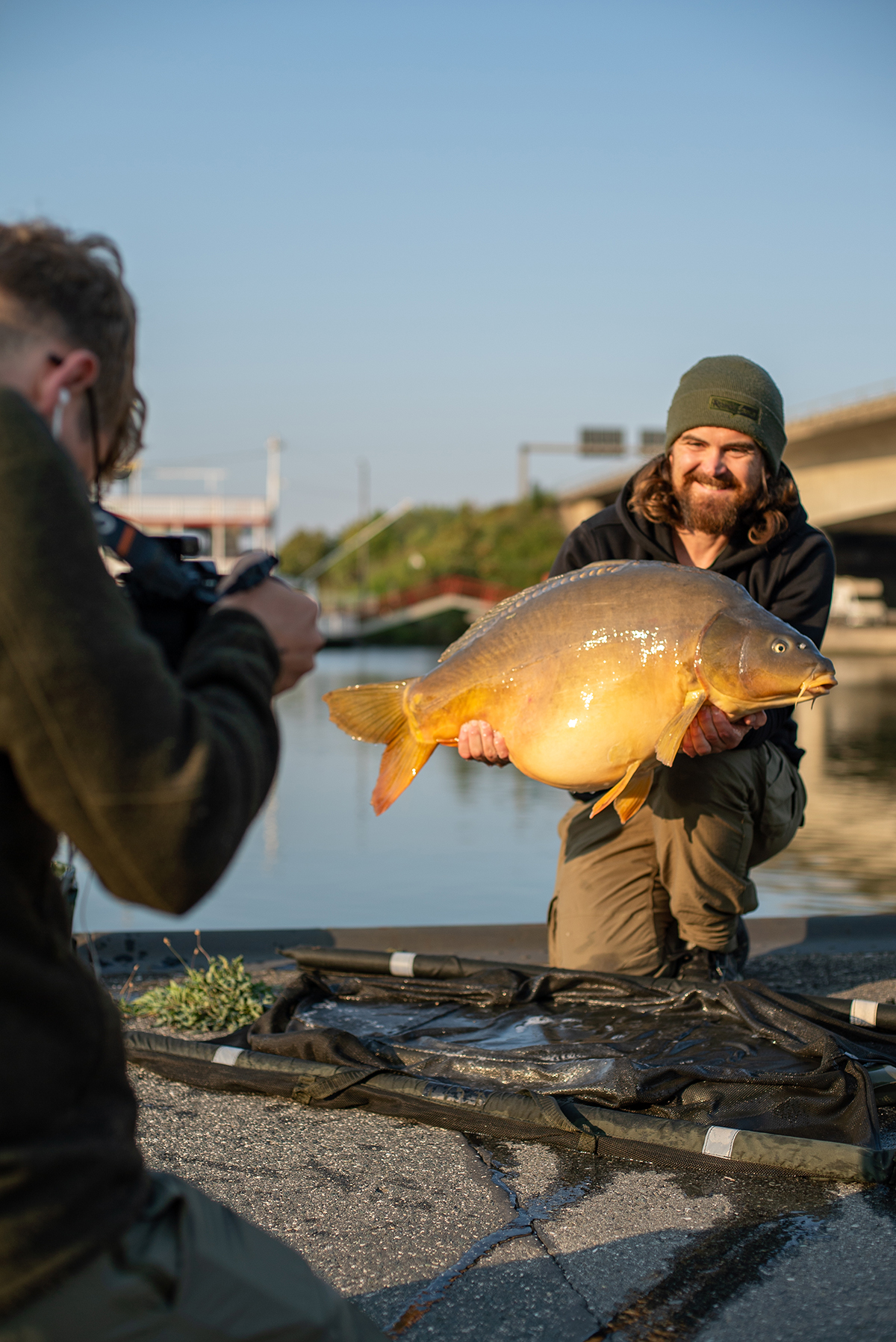 Max Wiegmann und Mark Dörner beim Carpzilla+ Videodreh!