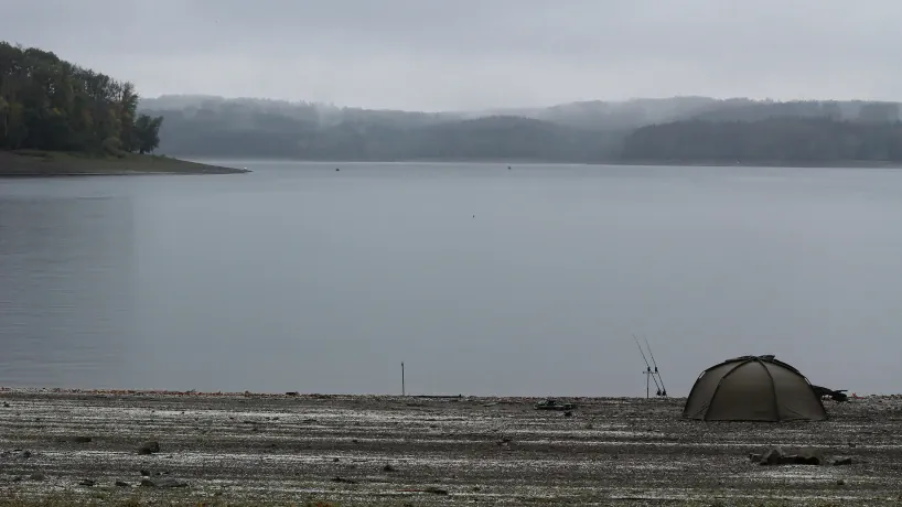 Zelt am großen See 