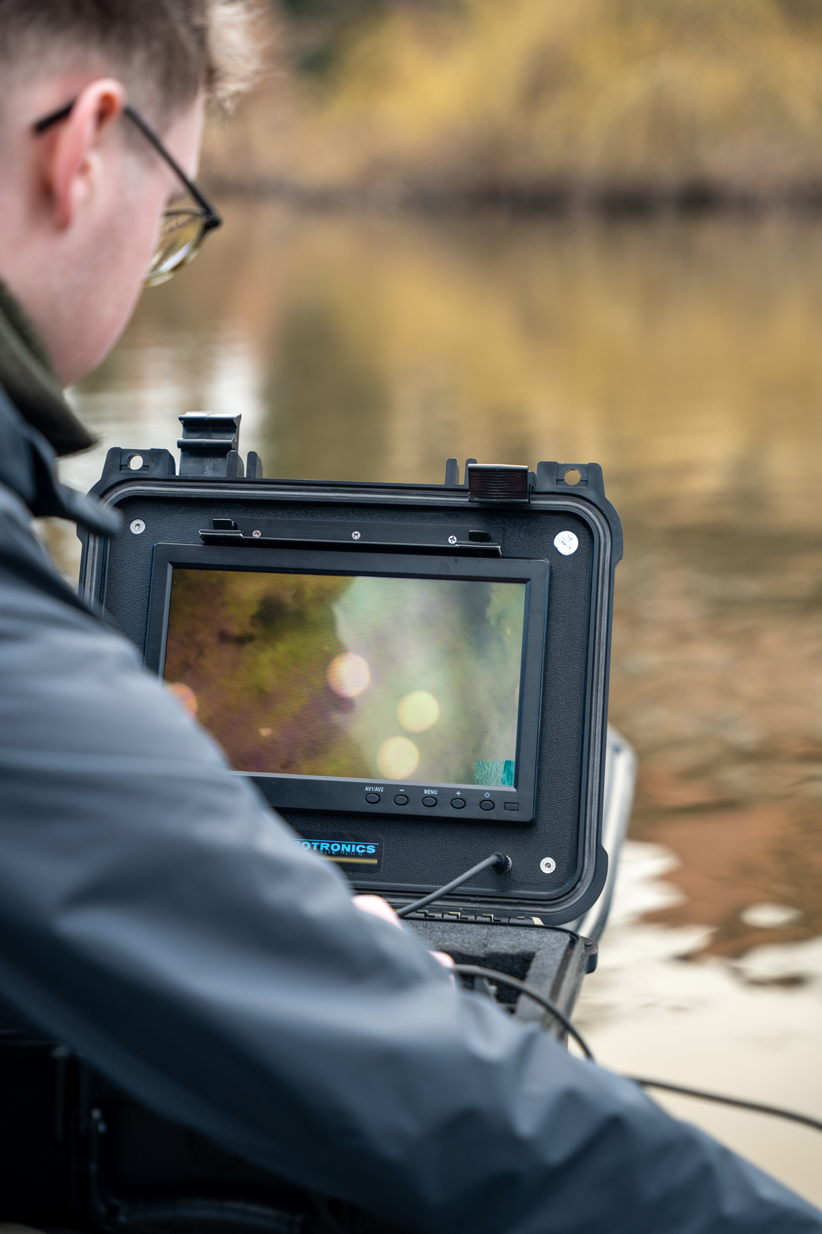 Carpotronics Unterwasser Cam analog Livebild.