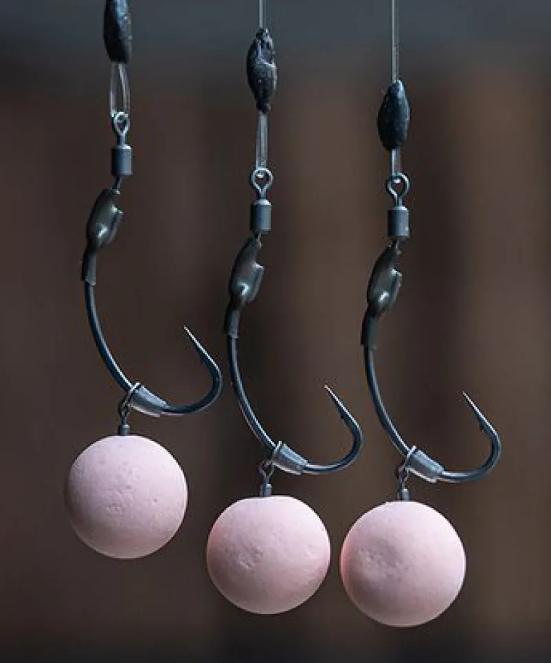 Supreme Baits Wave Pop Ups Washed Out Pink am Spinner Rig.