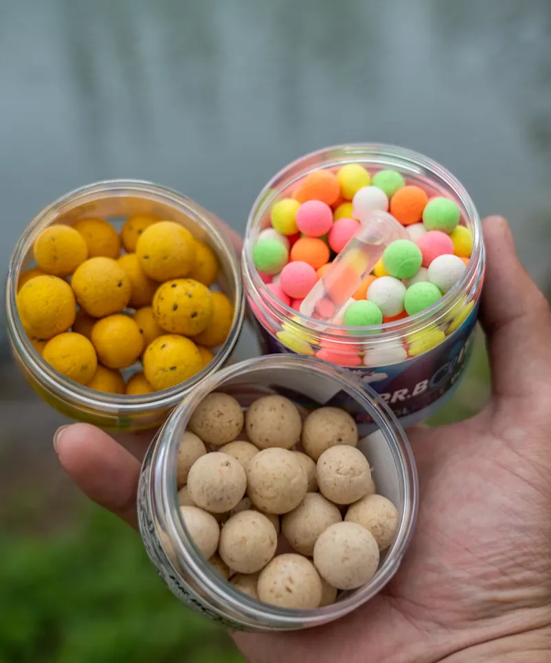 Pop Ups und Hookbaits zum Karpfenangeln.