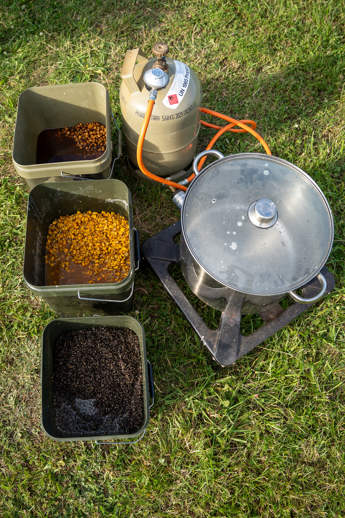 Equipment zum Partikel-Kochen.