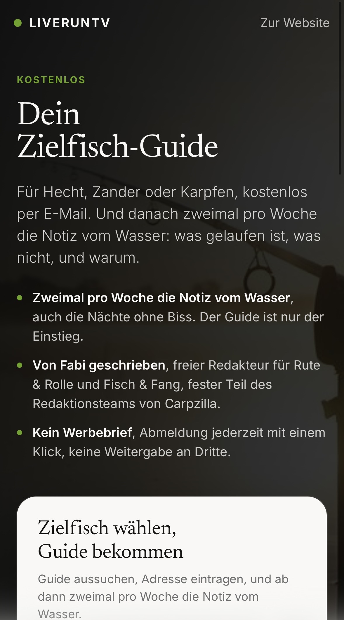Der Zielfischguide von LiverunTV