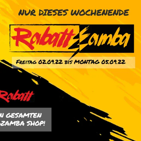 Dieses Wochenende: 15% Rabatt auf den gesamten Rambazamba Shop.