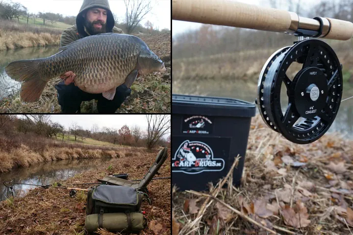 Auf Karpfen im Rinnsal: Dicker Brocken für Denis Rohn