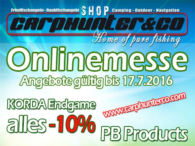 Von 15. - 17.07: Online-Messe beim Carphunter & Co Shop