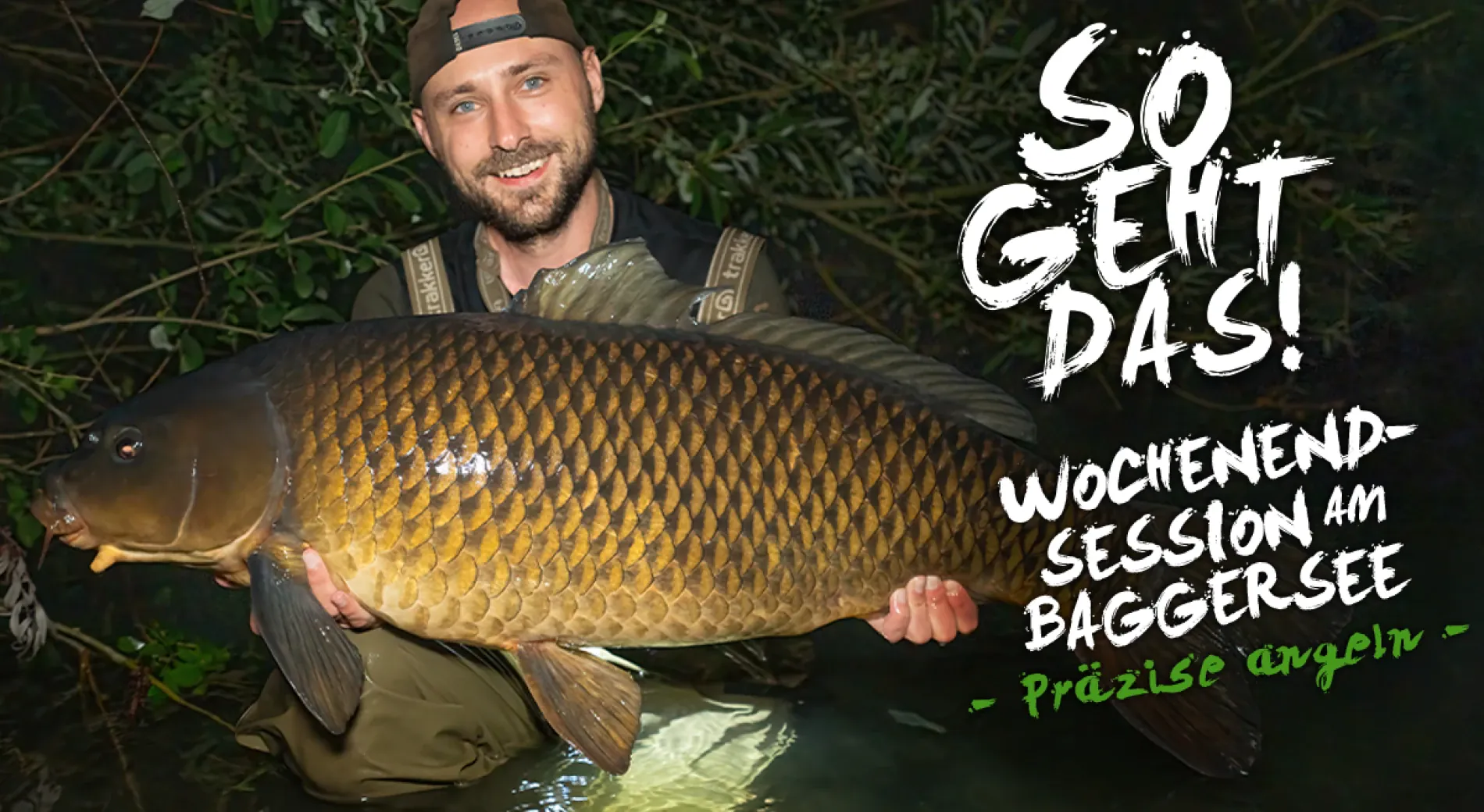 SO GEHT DAS mit Nico Brocher - Wochenendsession am Baggersee: Präzise angeln