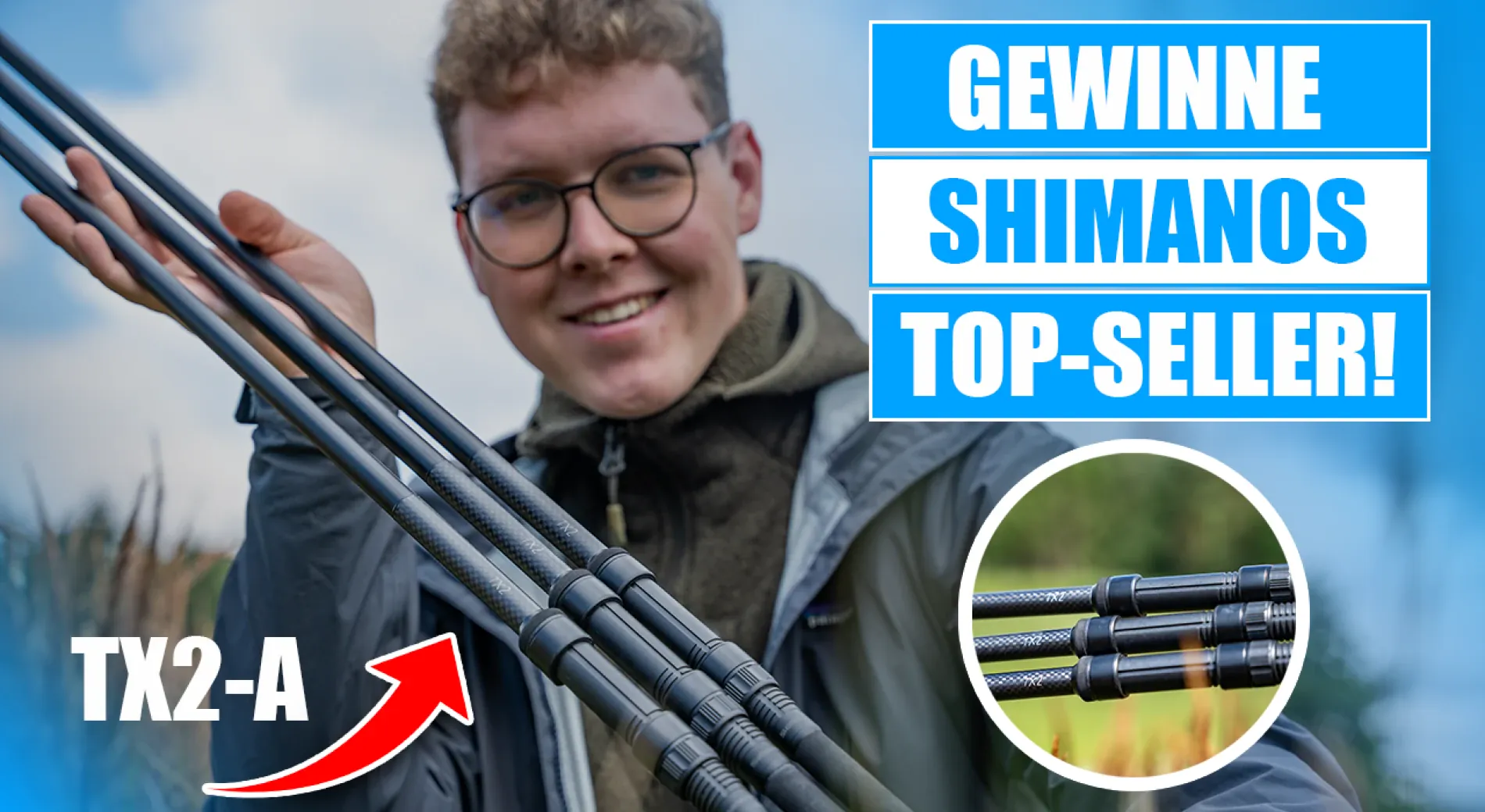 Gewinne Shimanos meistverkaufte Rute! Shimano TX-2A im Unboxing