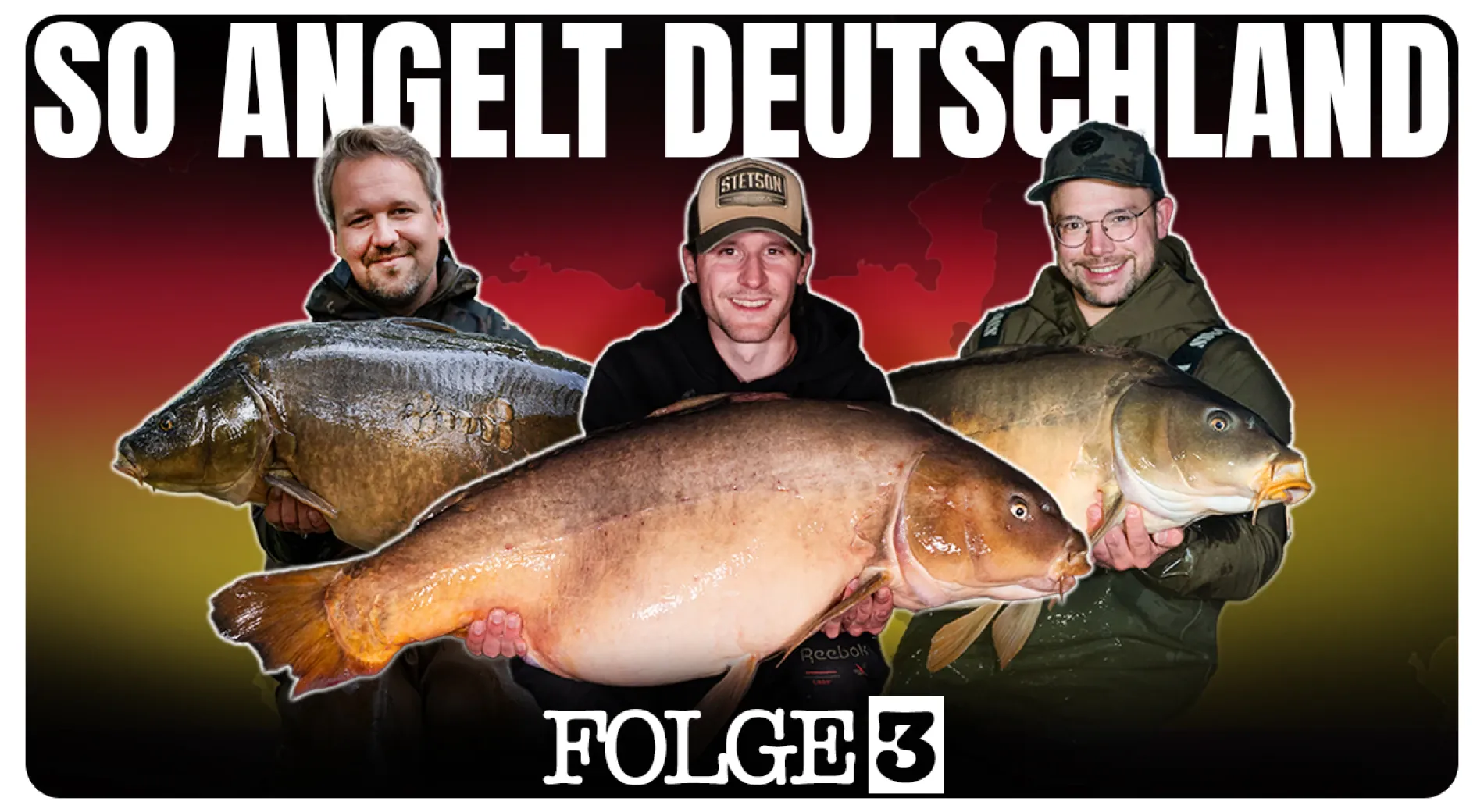 SO ANGELT DEUTSCHLAND: 3 Angler, 3 Gewässer, 1 Jahreszeit - Futter
