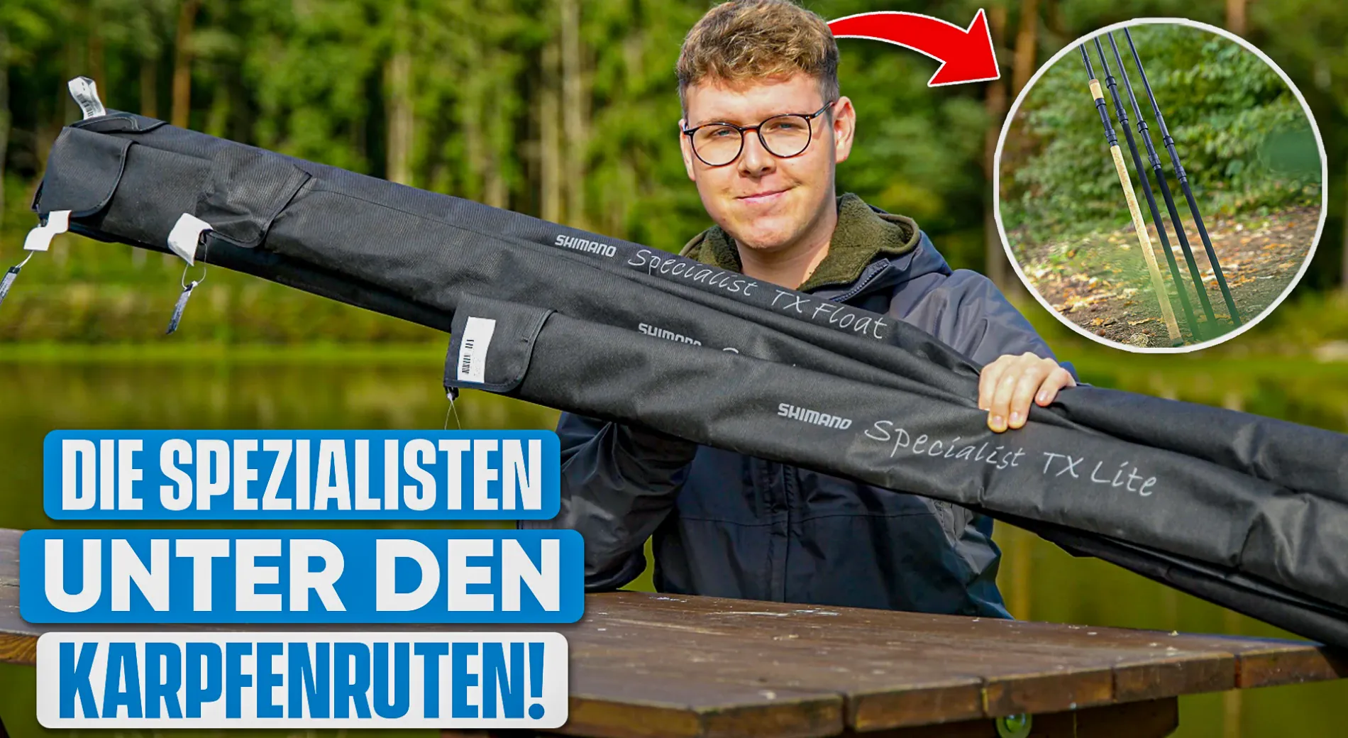 Die besten Karpfenruten für jeden Einsatz? Shimano TX-Specialist Ruten im Unboxing