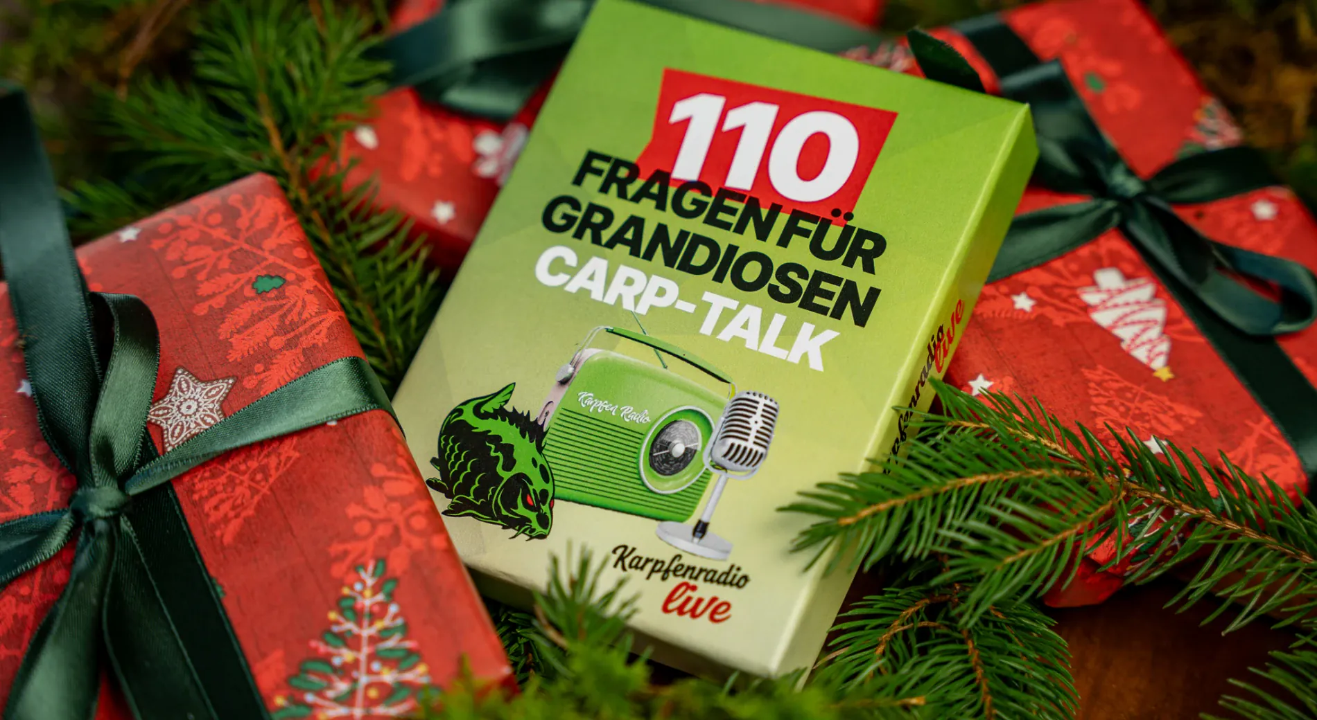 Jetzt erhältlich: Karpfenradio live – 110 Fragen für grandiosen Carp-Talk