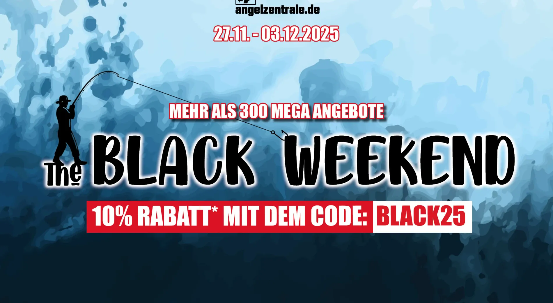 Über 300 Angebote: Black Weekend Sale bei der Angelzentrale Herrieden