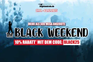 Über 300 Angebote: Black Weekend Sale bei der Angelzentrale Herrieden