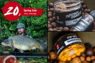 Spring Sale bei Supreme Baits: 20% Rabatt zum Start der Karpfensaison