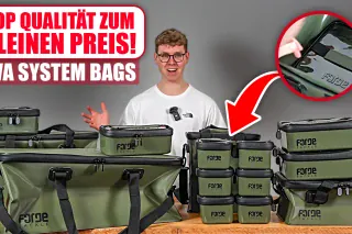 Gewinne wasserdichte Taschen für über 350€! Forge Tackle EVA System Bags im Unboxing