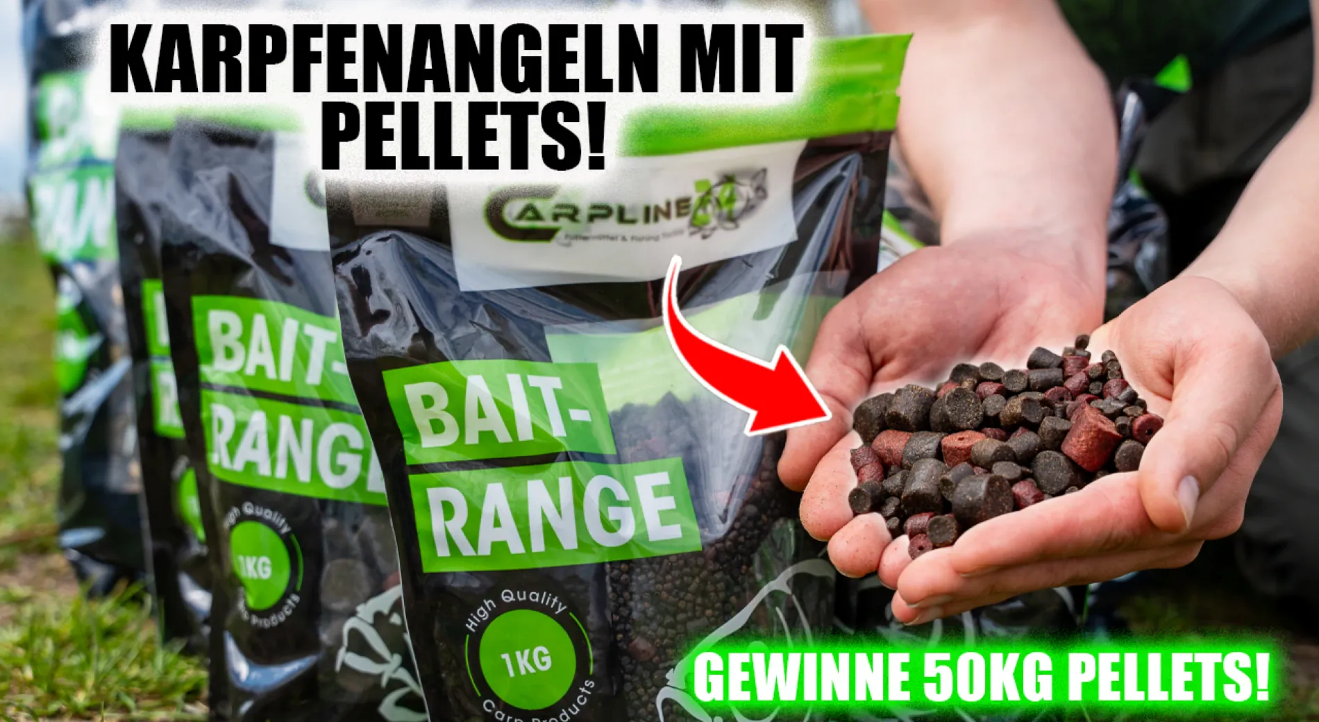 Karpfen lieben diesen Köder: Pellets! Carpline24 Pellet-Tutorial