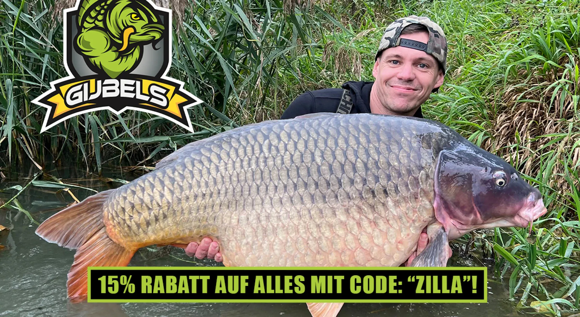 Nur bis Ende Mai: Satte 15% Rabatt auf ALLES bei Gijbels Baits & Tackle!