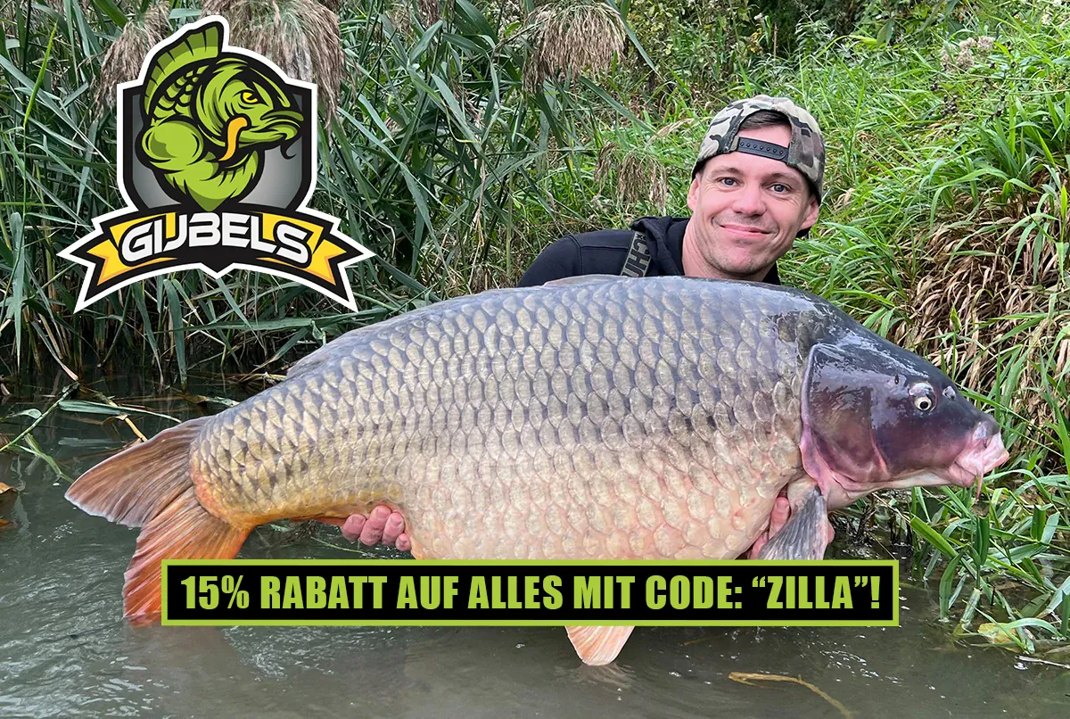 Nur bis Ende Mai: Satte 15% Rabatt auf ALLES bei Gijbels Baits & Tackle!