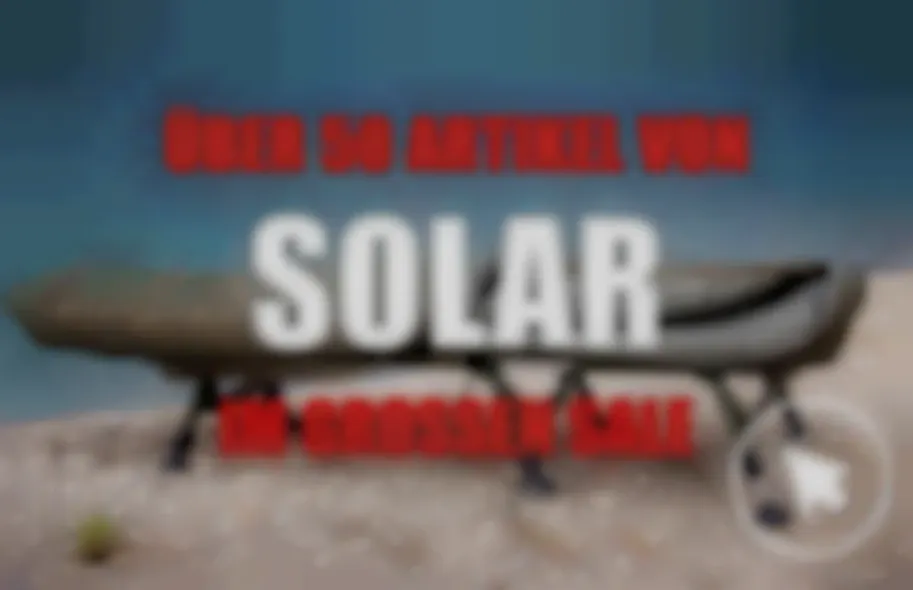 Spare über 300€: Solar Tackle Sale der Angelzentrale Herrieden