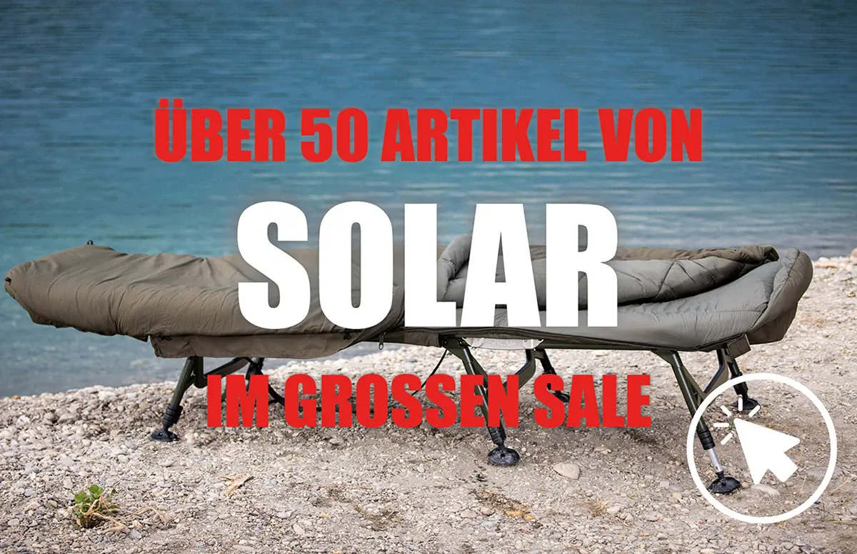 Spare über 300€: Solar Tackle Sale der Angelzentrale Herrieden